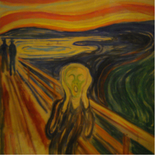 THE SCREAM AT MUNCH MUSEUM OSLO - WHO DIVIDED BY ZERO?